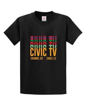 Civic TV Channel 83 Cable 12 Classic Unisex Kids and Adults T-Shirt